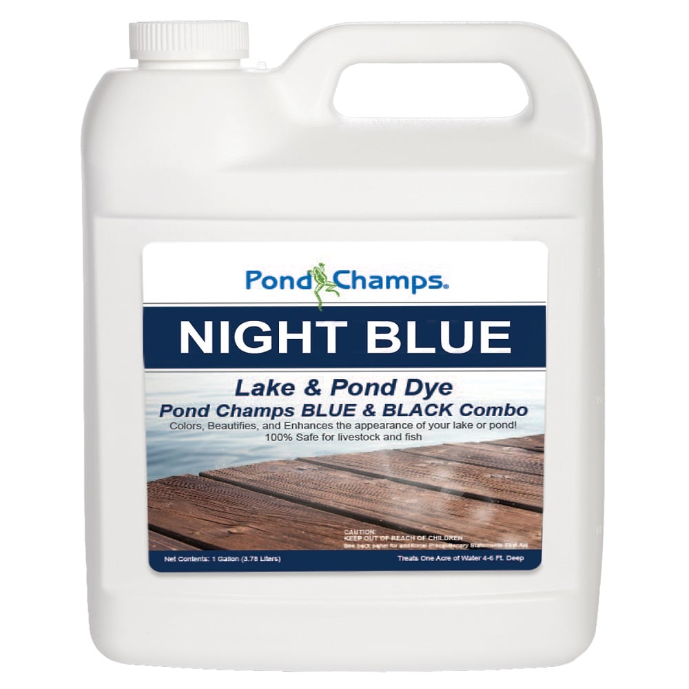 Pond Champs Night Blue Pond Dye, Gallon - 11709
