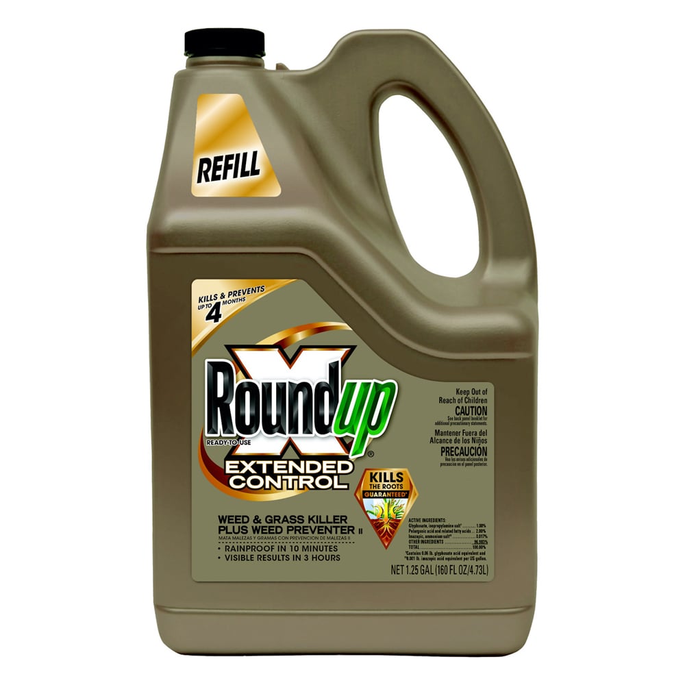 Roundup Ready-To-Use Extended Control Weed & Grass Killer Plus Weed Preventer II Refill, 1.25 Gallon - 5708010