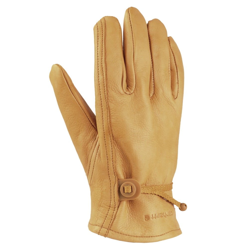 Carhartt® Men's Leather Driver Gloves Brown - A514-BROWN