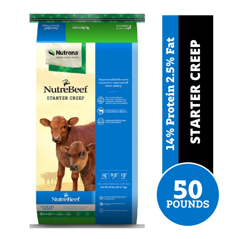 Nutrena NutreBeef Starter Creep Calf Feed, 50 lb. Bag