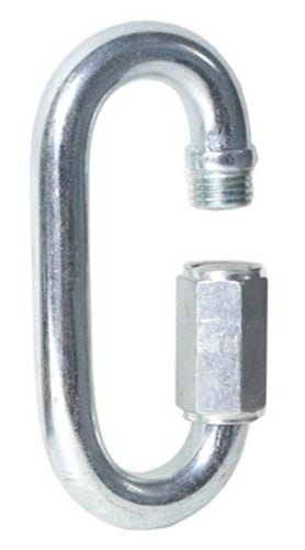 Baron Standard Jaw Steel Quick Link Bright Zinc 1/8 Inch - 7350T-1/8