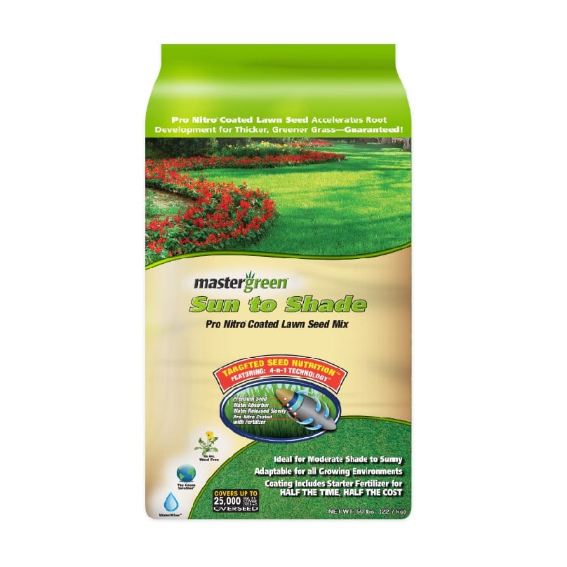 Master Green Sun to Shade Seed Mix, 50 lb. Bag