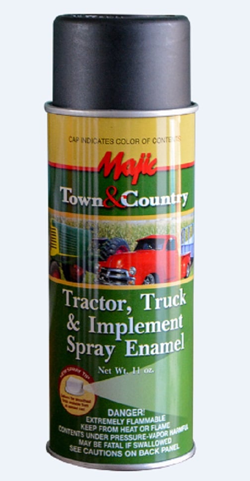 Majic Tractor Truck & Implement Spray Enamel Matte Black - 8-20959-8