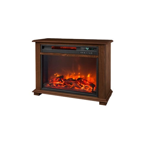 Warm Living Traditional Style Infrared Fireplace Heater - WLFPL18