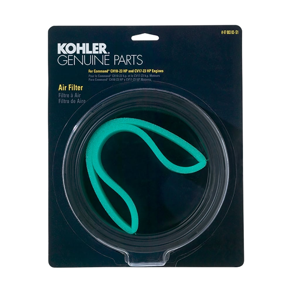 Kohler Air Filter and Pre-Cleaner - 47 883 03-S1