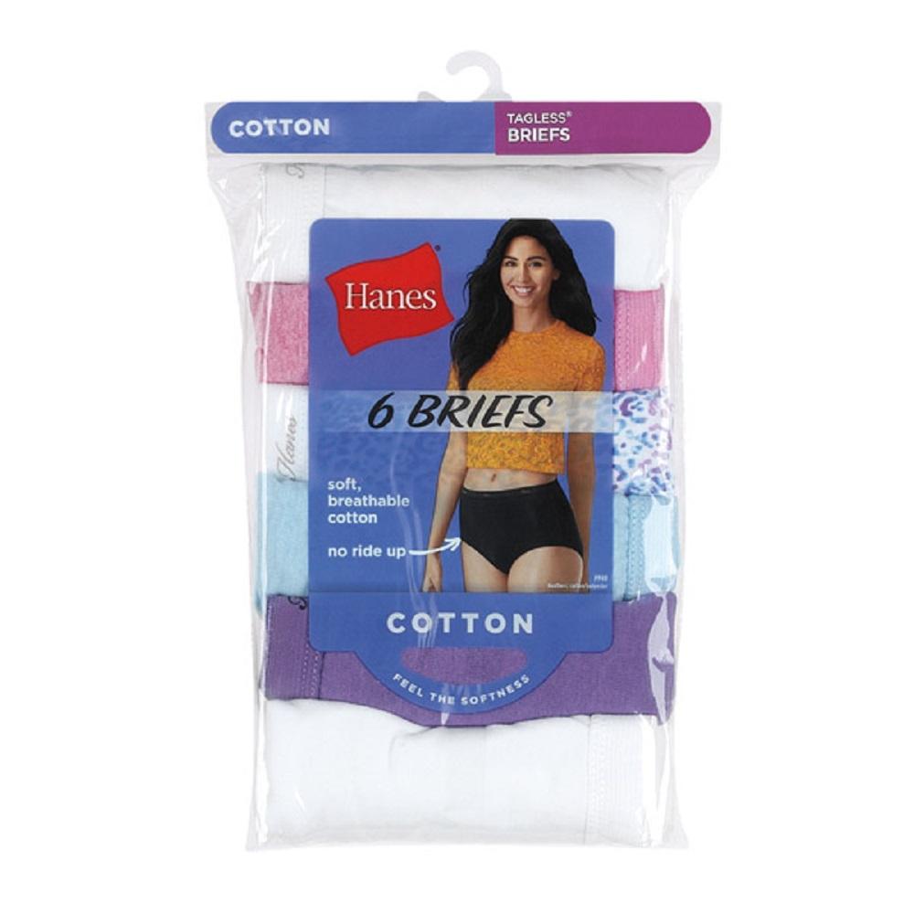 Cool Comfort Cotton High Brief Panty - 6 Pack