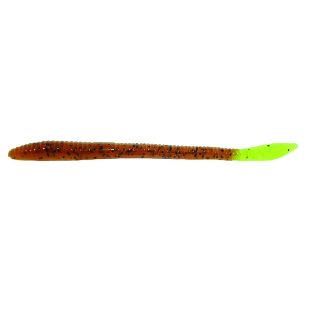 ZOOM BAIT Trick Worm - 20/Ct Pack - 6.5 - Chartreuse Pumpkin