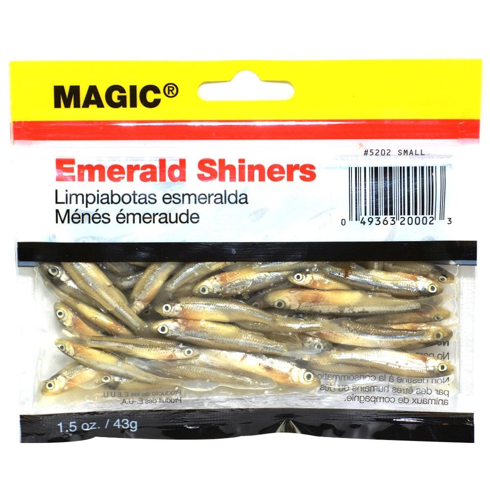 Magic Emerald Shiner Minnows - Small - Natural - 1.5 oz.