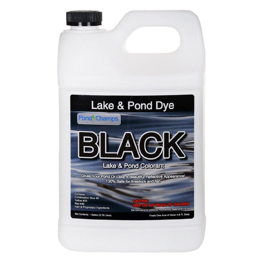 Pond Champs Black Lake & Pond Dye, 1 Gallon - 00411