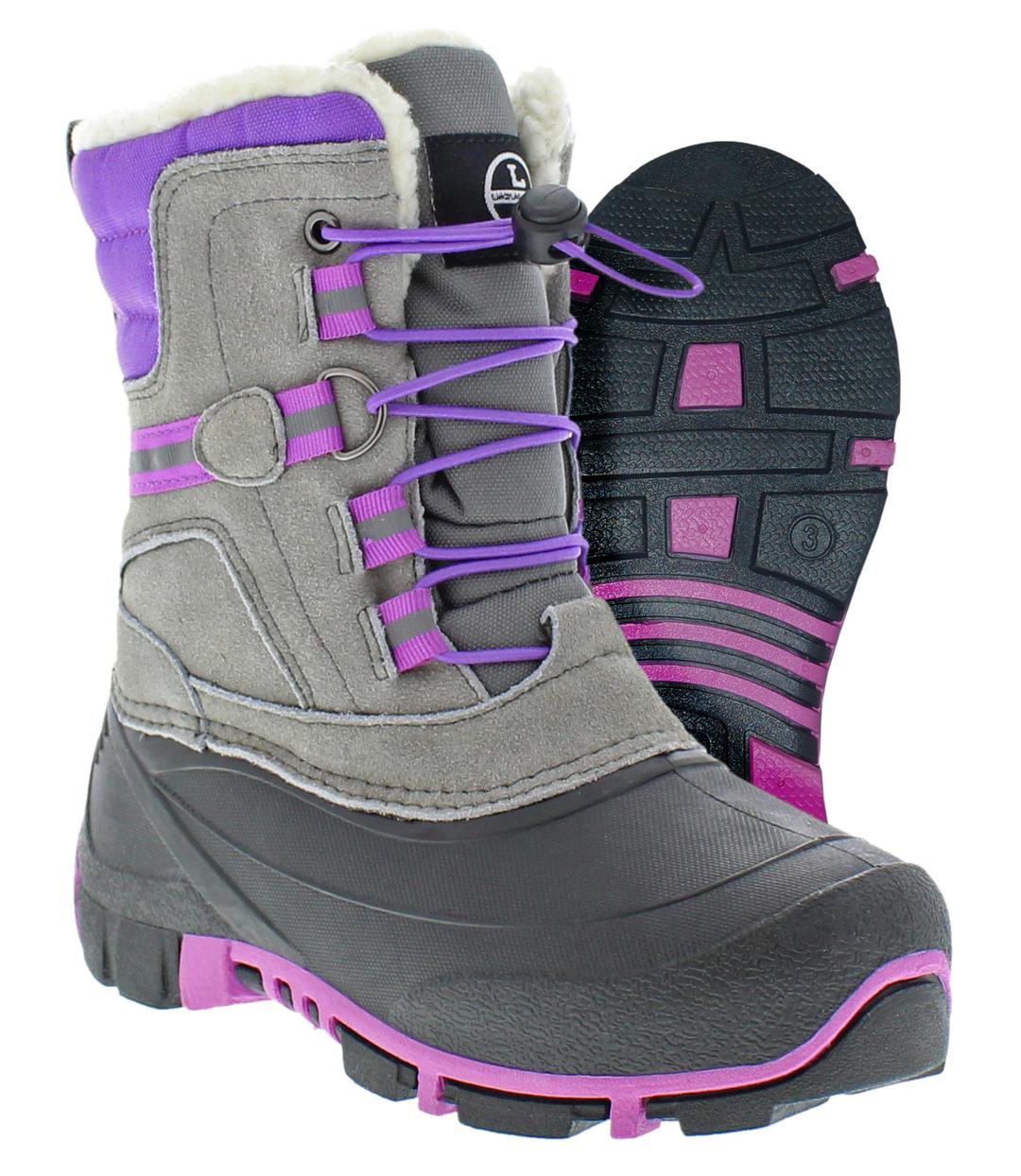 Yeti LED Boots - Purple
