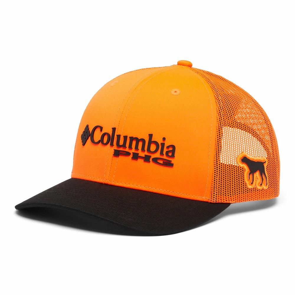 Columbia PHG Logo Mesh Snap Back, Blaze Black - 2010861803