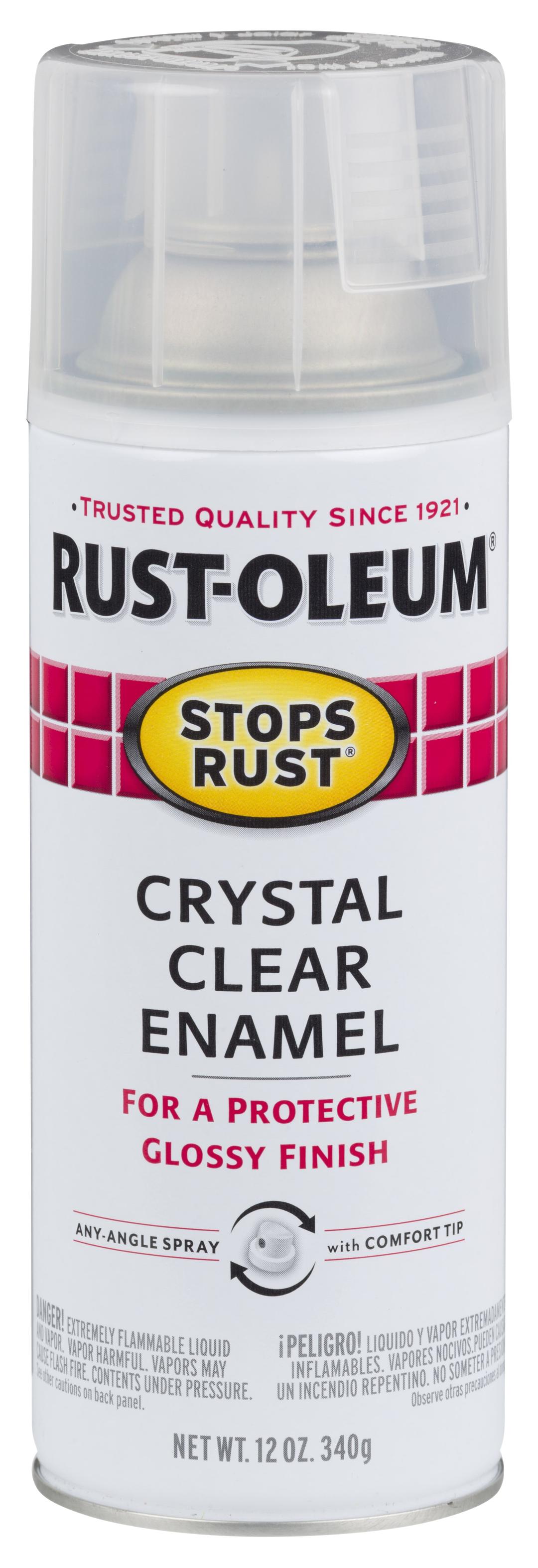 Testing Rust-oleum Crystal Clear Enamel Spray to Seal Acrylic Pour  Paintings 