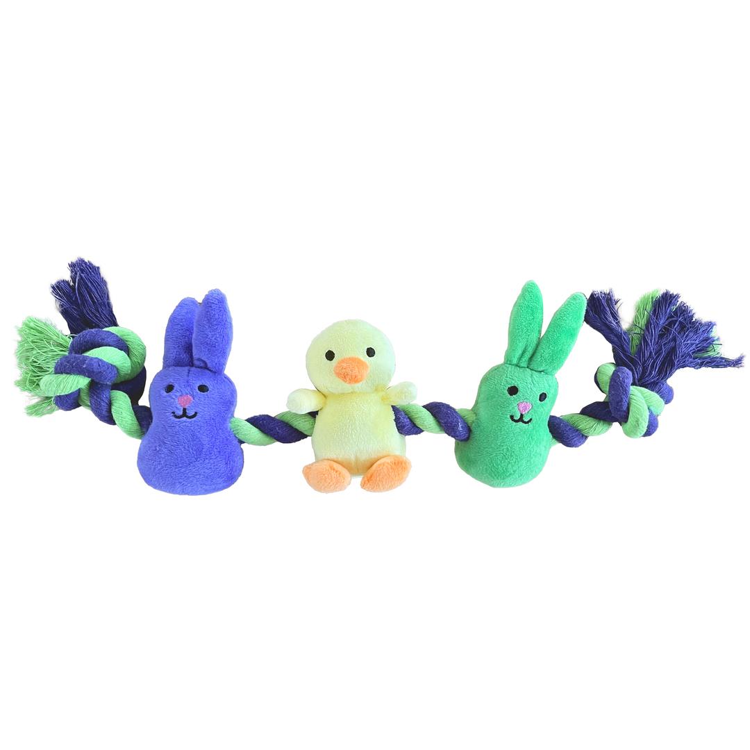Easter Animals Mini Dog Toys, 3 pack - Hey Little Dogs!
