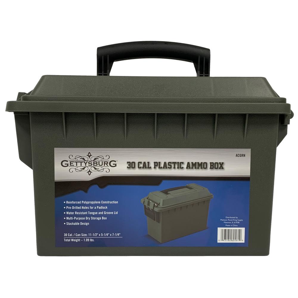 Gettysburg Field Ammo Box, Green - ACGRN