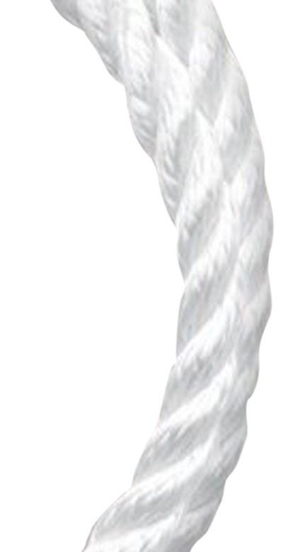 Premium White Twisted Nylon Rope (2 Inch x 50 Feet) - Multipurpose Utility  Line