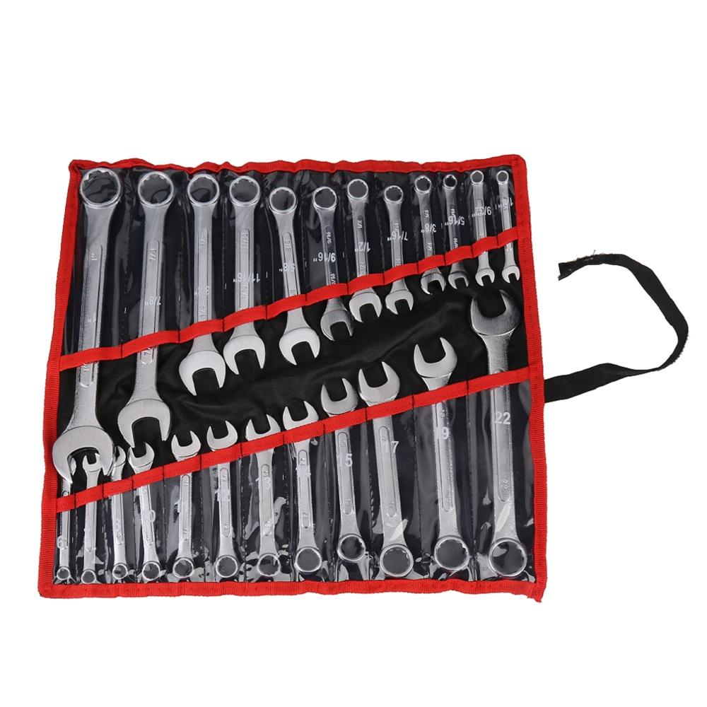 Real Work Tools™ Wrench Set With Pouch, 24 Piece Set - RW-2448-011 ...