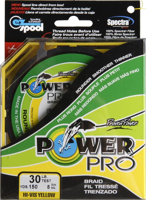  POWER PRO 21100303000V 30LB. X 3000 YD V RED : Superbraid And  Braided Fishing Line : Sports & Outdoors