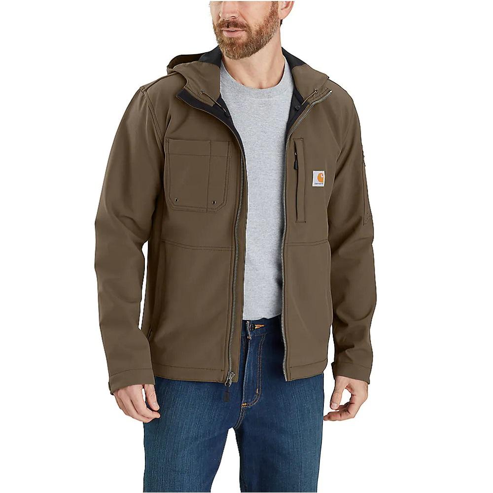 Carhartt® Men's Rain Defender Relaxed Fit Midweight Softshell Hooded ...