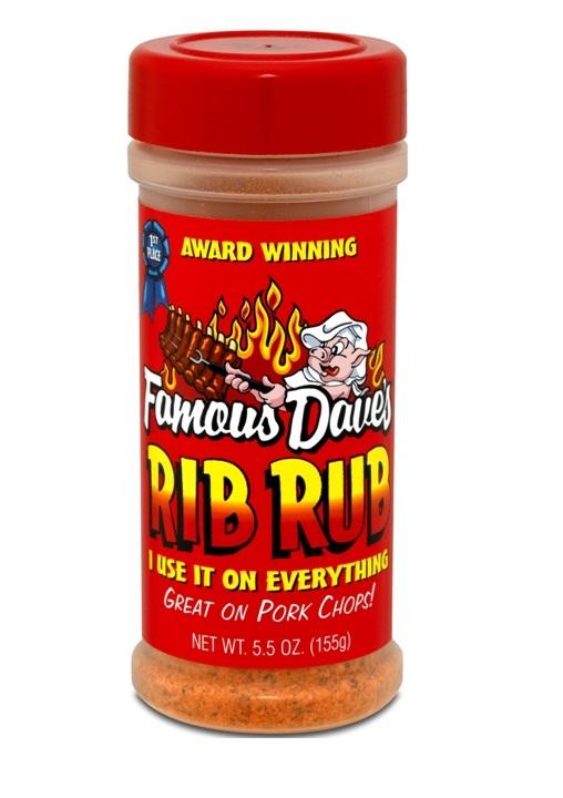Famous Dave's Seasoning Rib Rub, 5.5-Ounce (Pack of 6)