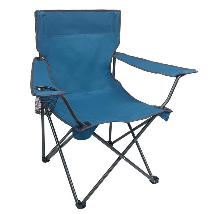 Backpack Folding Camping Chair Royal Blue at CalCamp