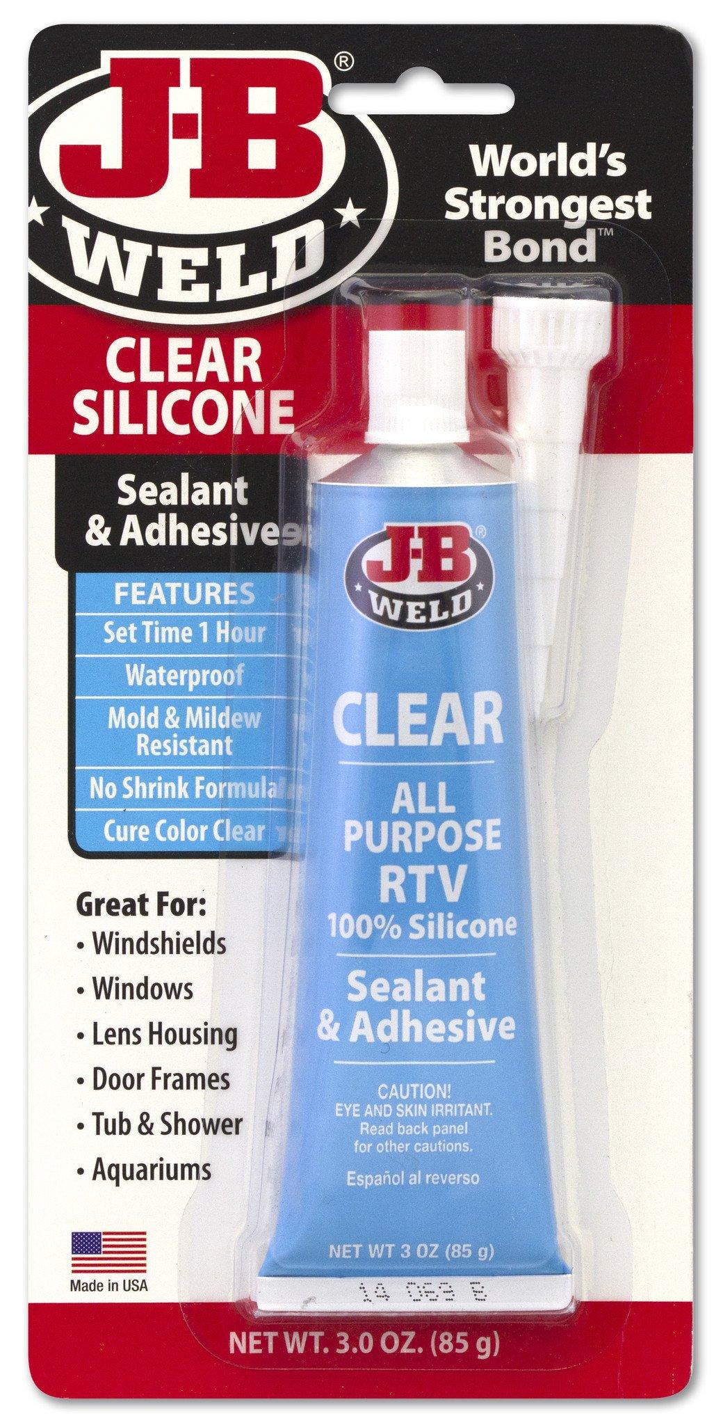 Silicone Glue Clear Adhesive Sealant * Water Proof * Crack Resistant *