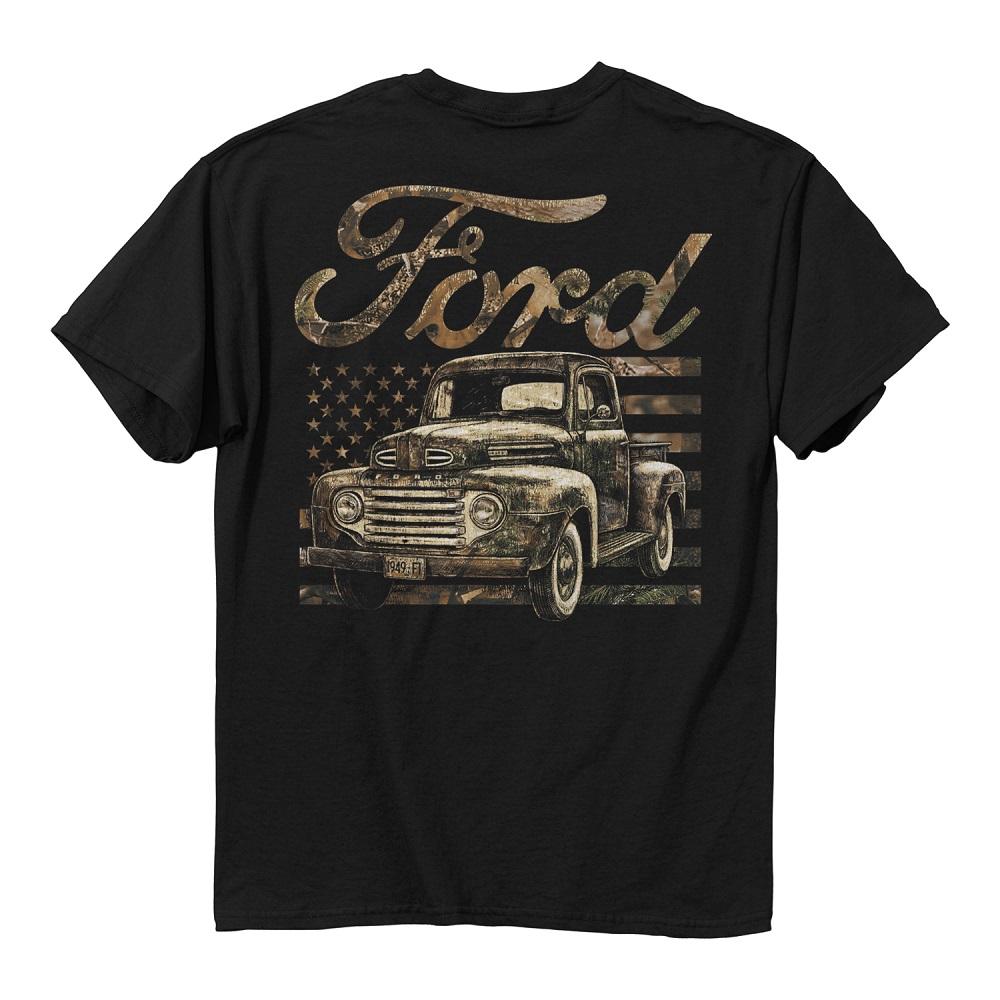 Buck Wear Ford Camo Flag Men's T-Shirt - 2583 | Rural King