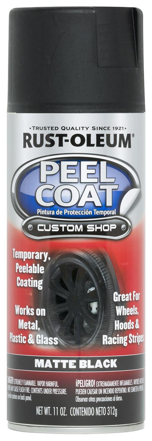 Rust-Oleum Automotive Peel Coat 6-Pack Matte Black Spray Paint (NET WT.  11-oz) in the Spray Paint department at