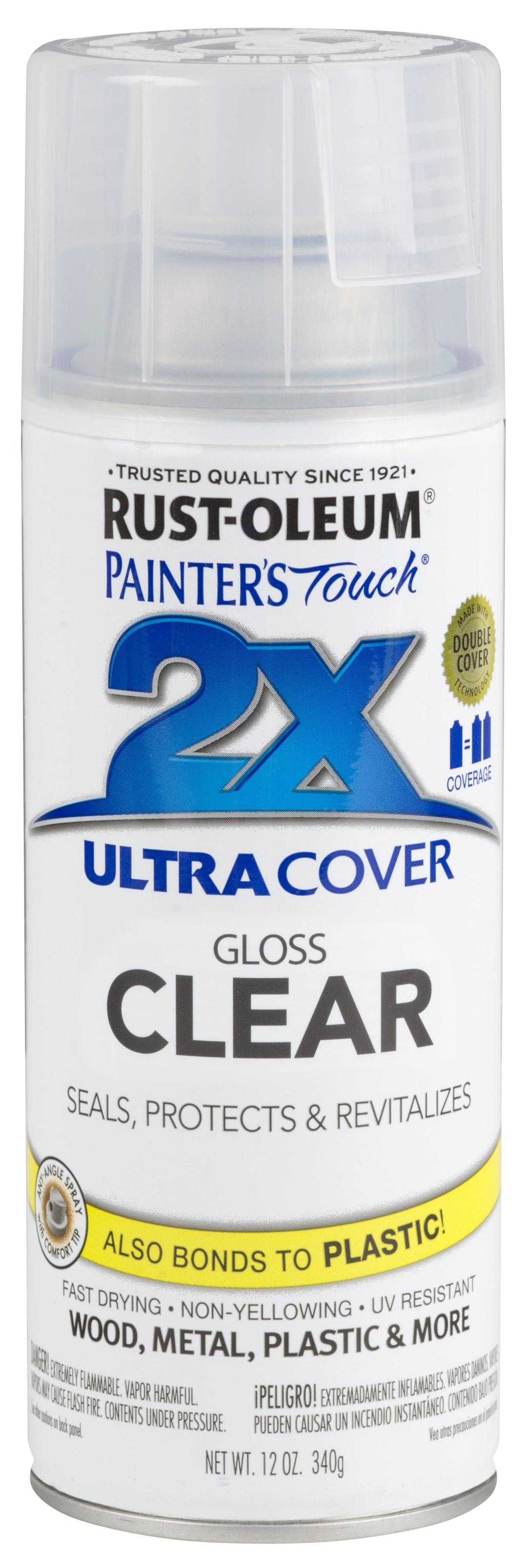 Painter's Touch Clear Spray Paint 249117, 12Oz. - QFC
