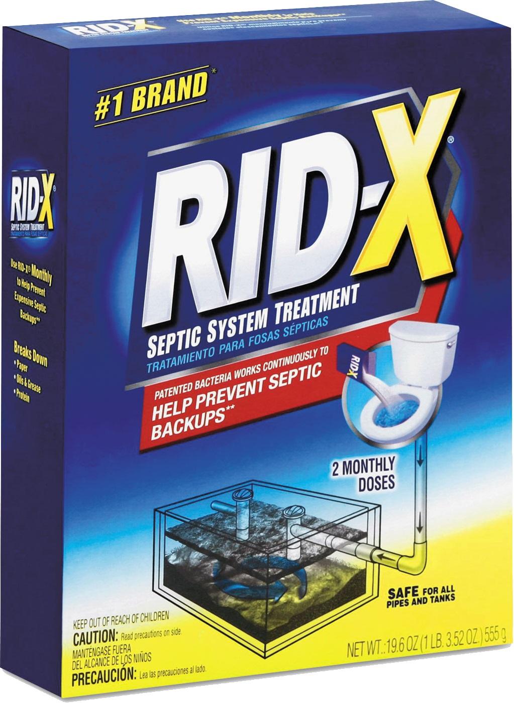 Rid X Septic Tank System Treatment Double Dose 19.6 oz 80307