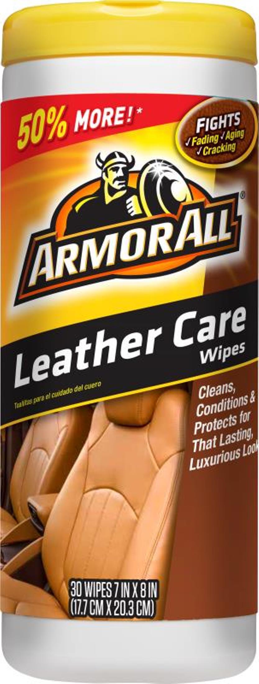Armor All Leather Care Wipes 30 ct