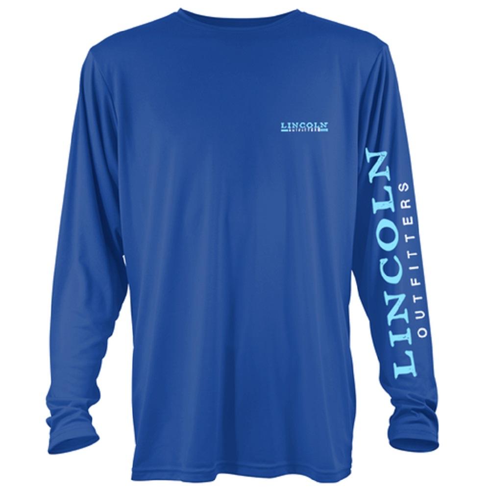Lincoln Outfitters Men's Moisture Management T-Shirt, Palace Blue -  LOMM-06P