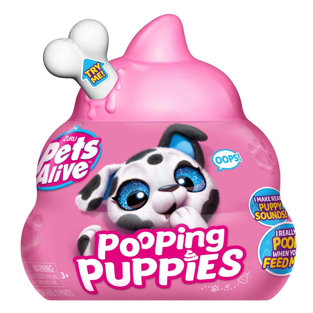 Pets Alive-Pooping Puppies- Series 1 Interactive Plush - 9542