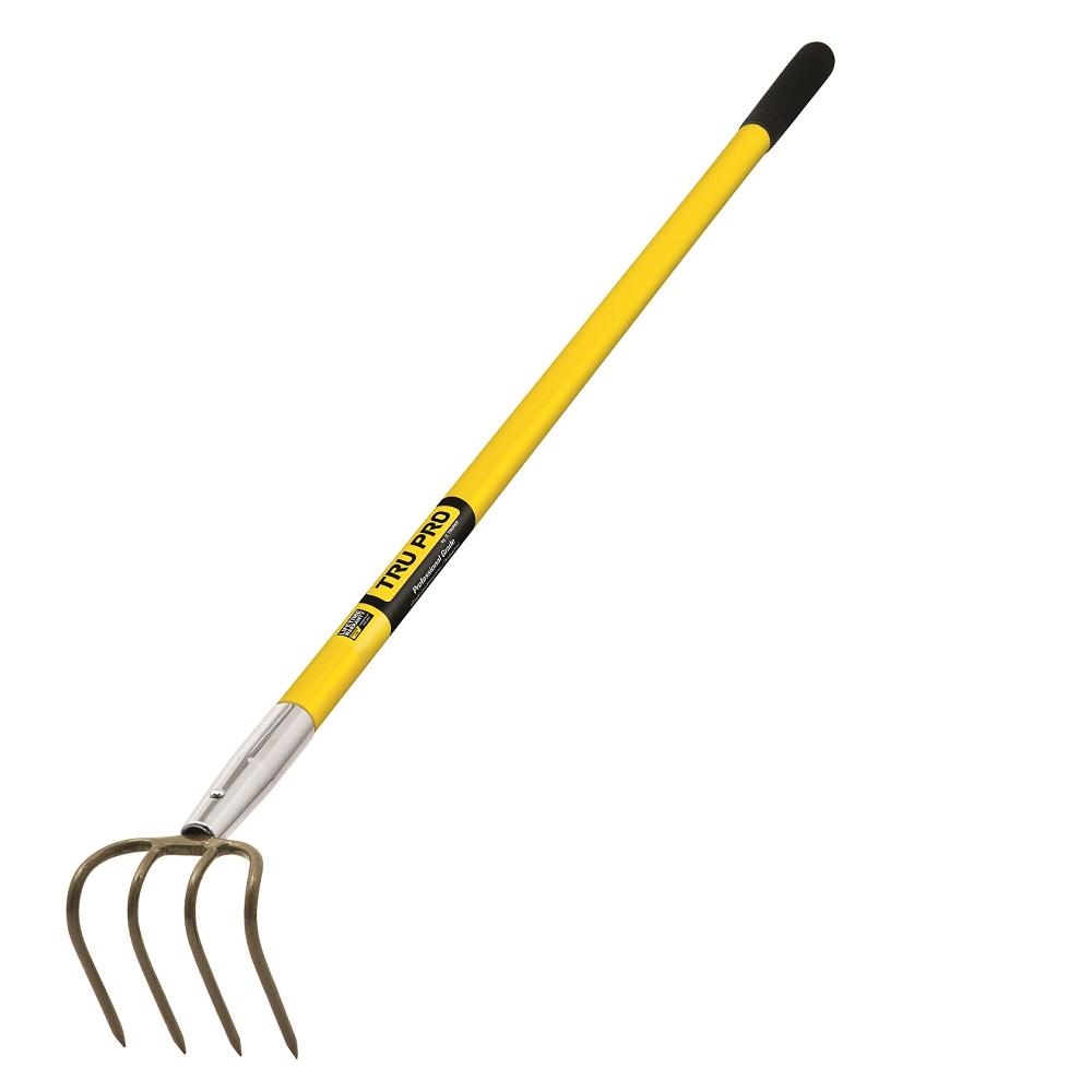 Truper 4 Tine Forged Cultivator with Fiberglass Handle - 30030 | Rural King