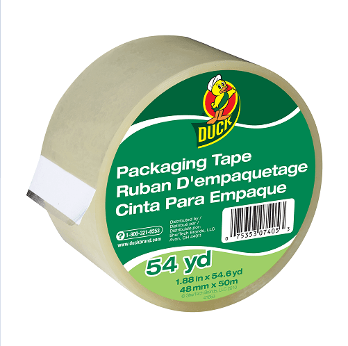 Duck Packaging Tape Heavy Duty 1.88 x 40 yards, 3 Dispenser