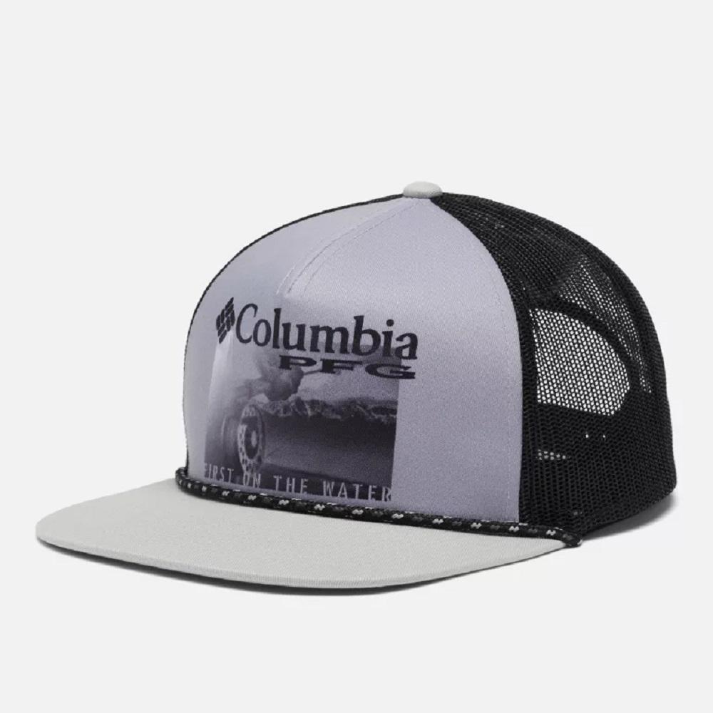 Columbia Performance Fishing Gear Flat Brim Snap Back Hat - One Size Fits  Most, Cool Grey - 2032351019