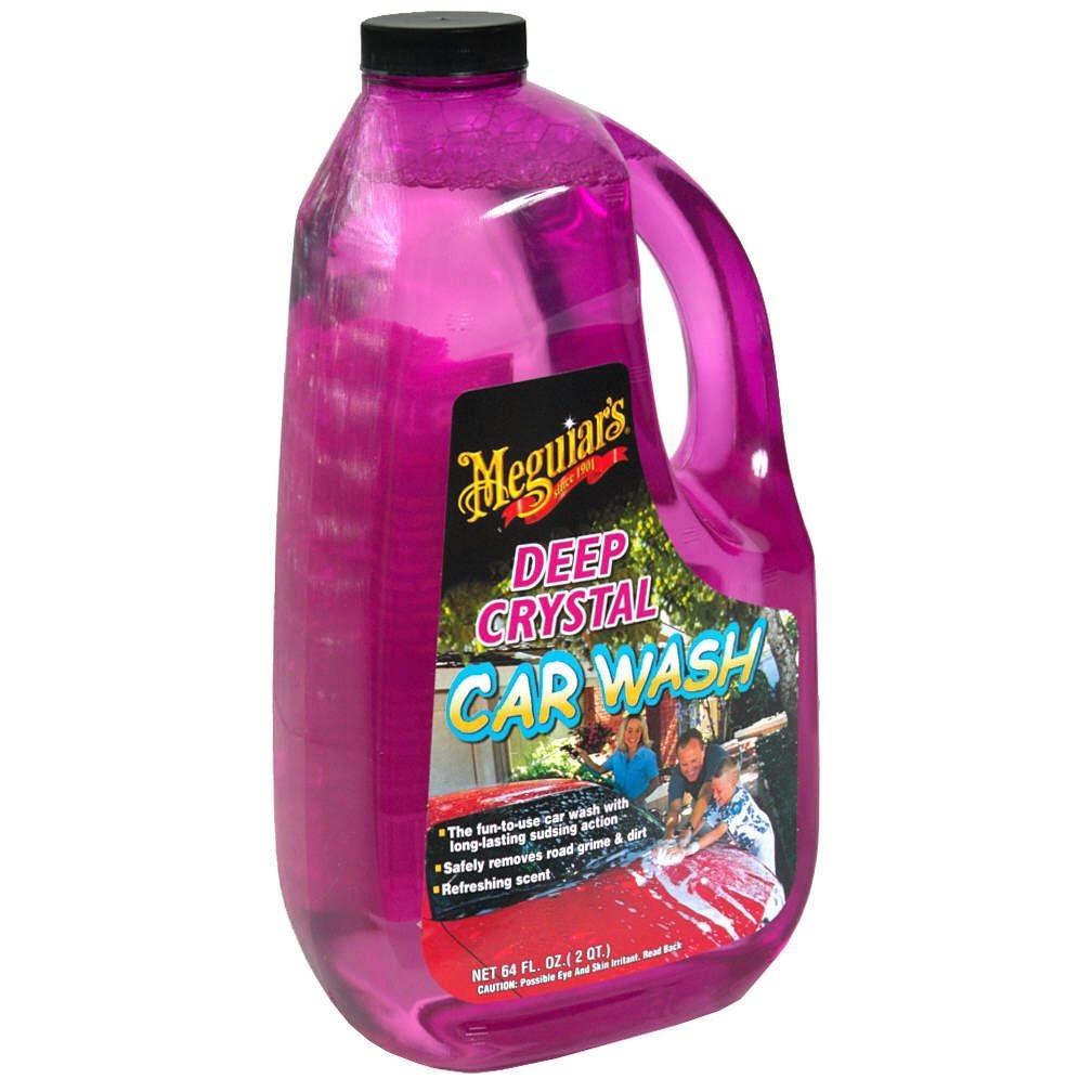 2 Bottles Meguiar's 16 oz Deep Crystal Car Wash Fun to Use Sudsing Action