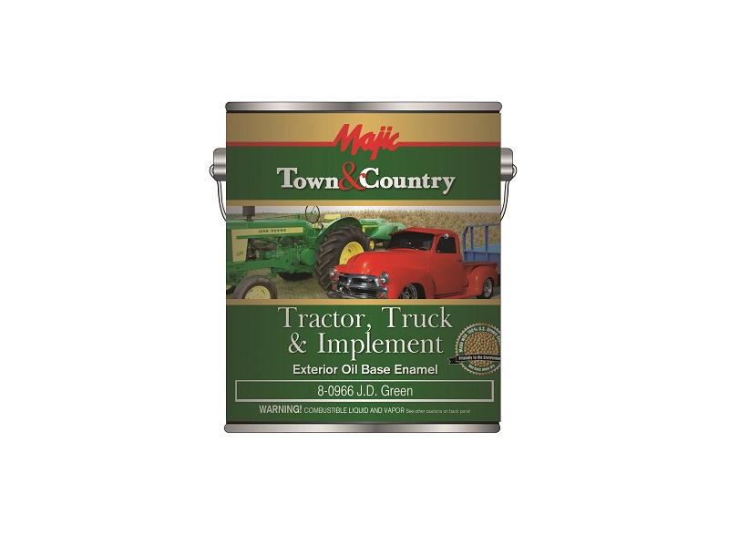 Majic Paints 8-0966-2 Town & Country Tractor, Truck & Implement Oil Base  Enamel Paint, 1-Quart, AG Safety Green