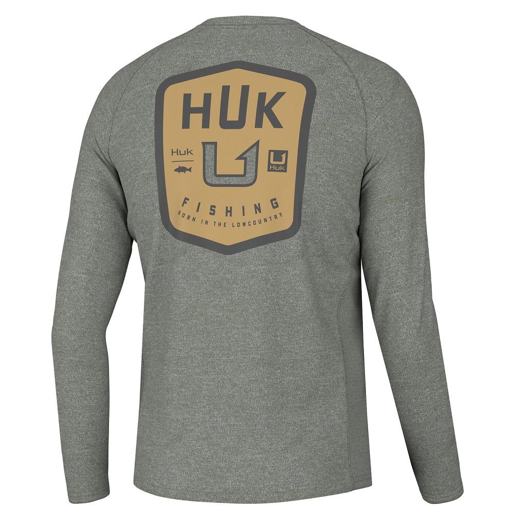 Huk Men's Born Huk Pursuit, Heather Moss - H1200547-318