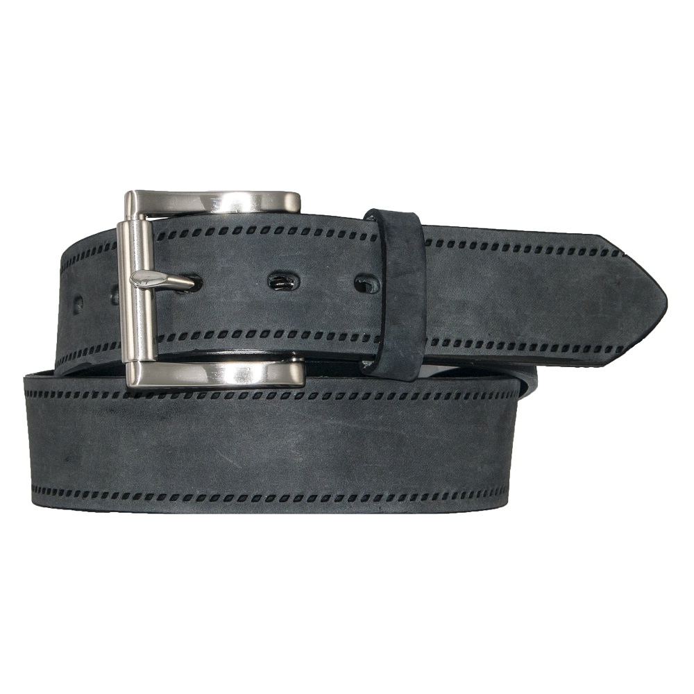 Hickory Creek Men's Leather Belt Black - 161USA