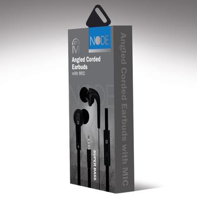 M Angled Earbuds With Mic  24384-RK