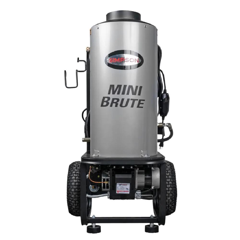 Simpson Mini Brute 1500 PSI 1.8 GPM Diesel Fired Hot Water Pressure Washer - 60363-MB1518