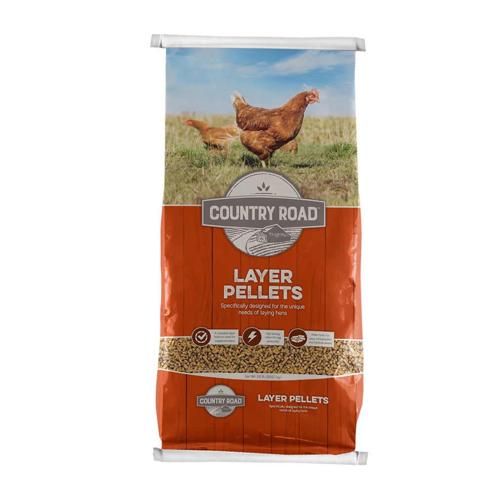 Country Road Layer Pellet Feed, 50 lb. Bag