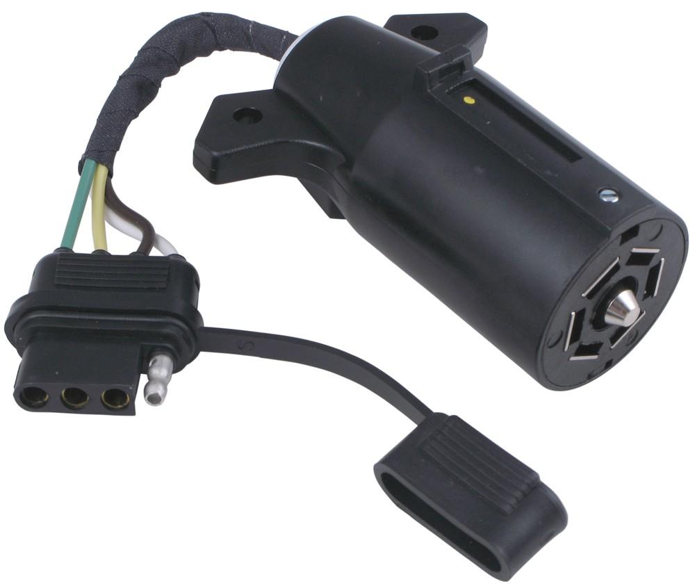 WEISEN 7-Way To 4-Way Flat Trailer Wiring Adapter – Plug & Play For USCAR/OEM Tail Light Sockets