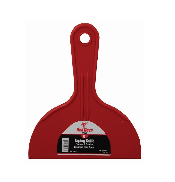 Red Devil 6 Inch DIY Plastic Putty Knife - 4726