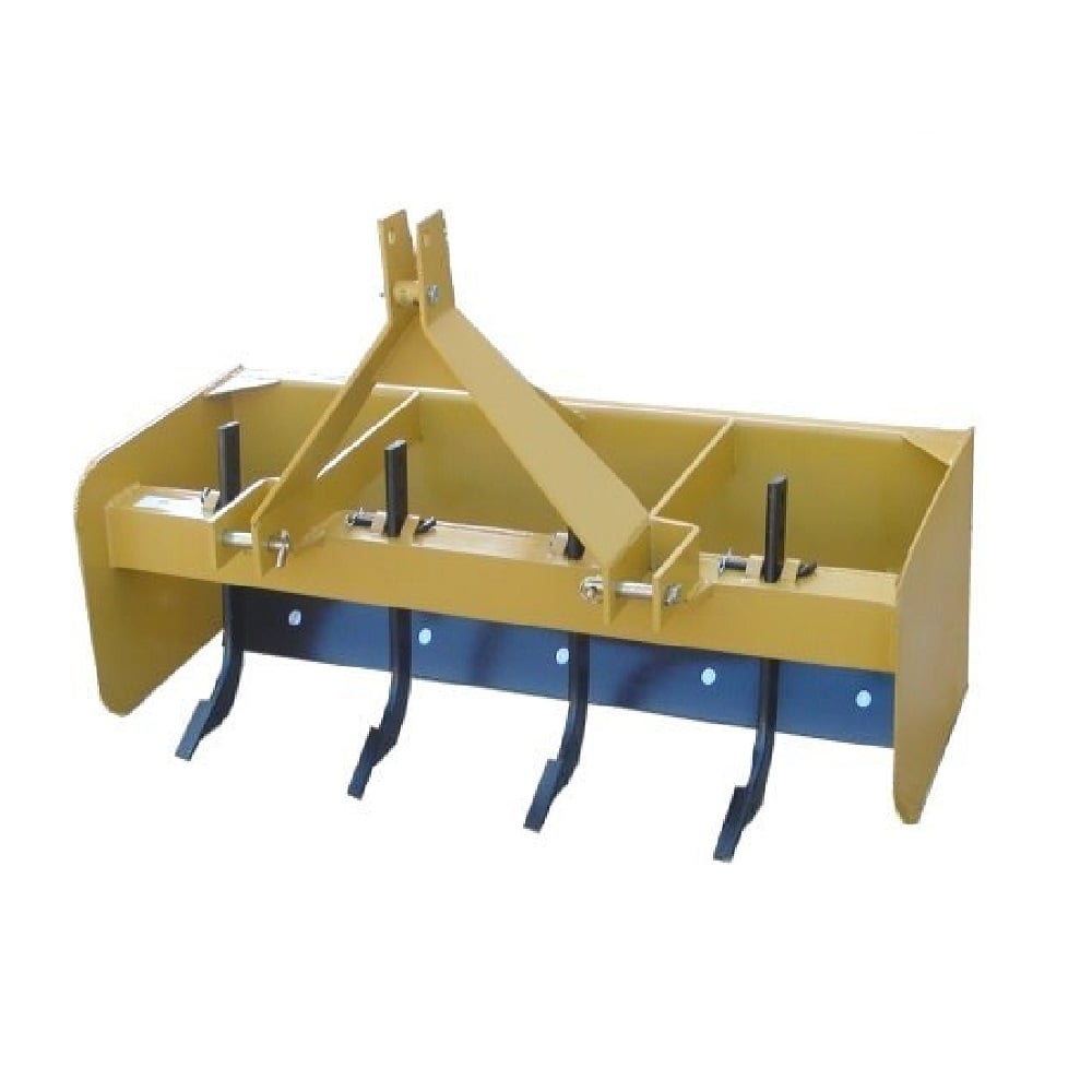 King Kutter 5' Professional Box Blade with 5 Shanks - BB-G-60-YP