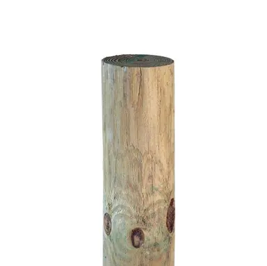 3.5" x 6.5' Round Wood Post