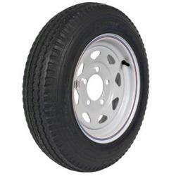 Kenda Loadstar Trailer Tire and 5-Hole Custom Spoke Wheel (5/4.5) - 530-12 LRB