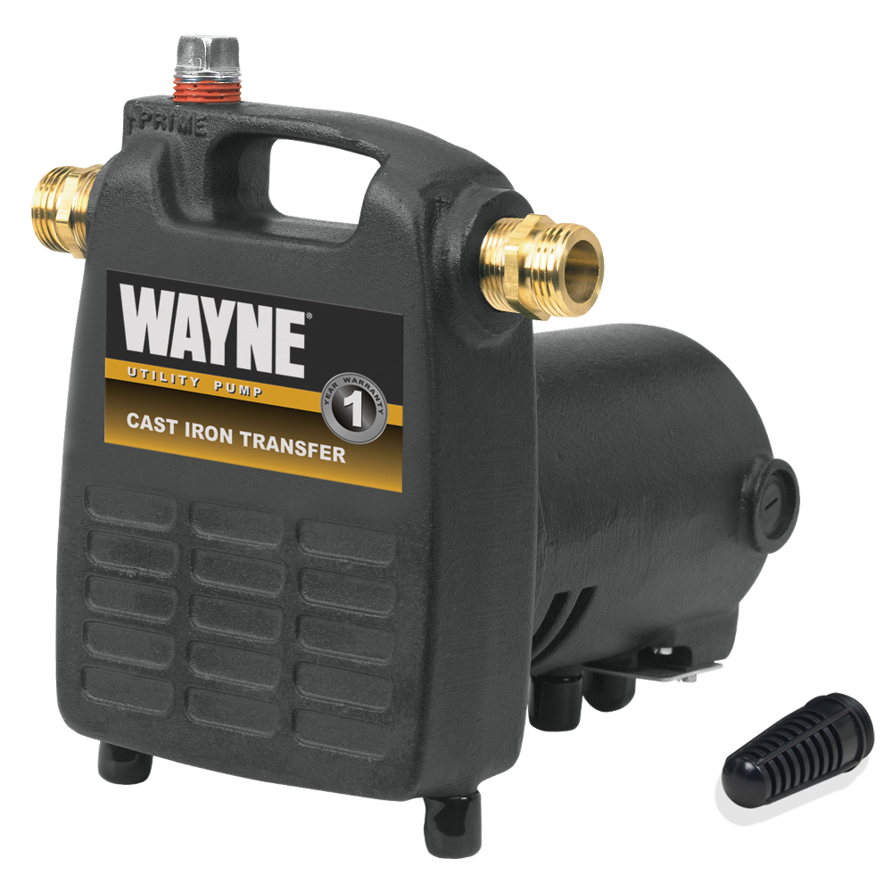 Wayne 1/2 HP Cast Iron Portable Transfer Pump PC4