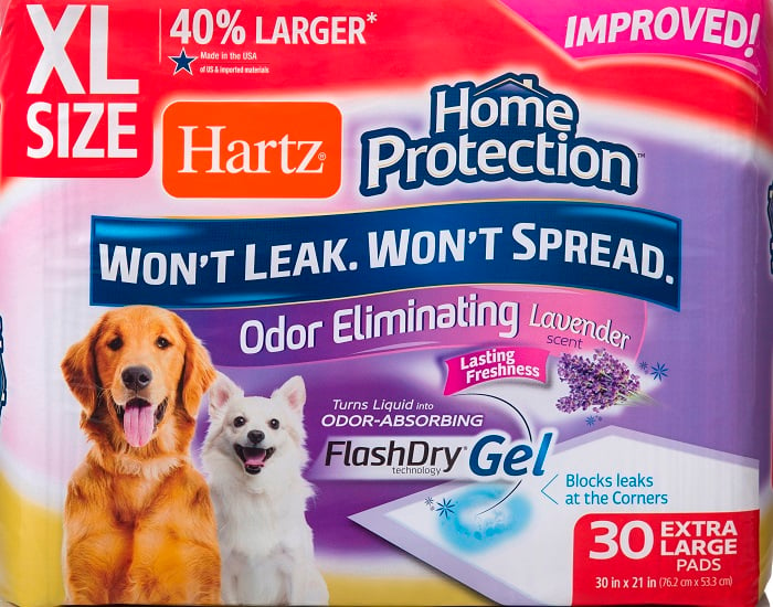 Hartz Home Protection Odor Eliminator Dog Pads XL 30 Count (3270014839)