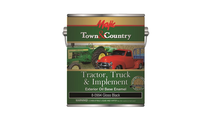 Town and Country Tractor Truck and Implement Oil Base Enamel Black Gallon - 8-0994-1